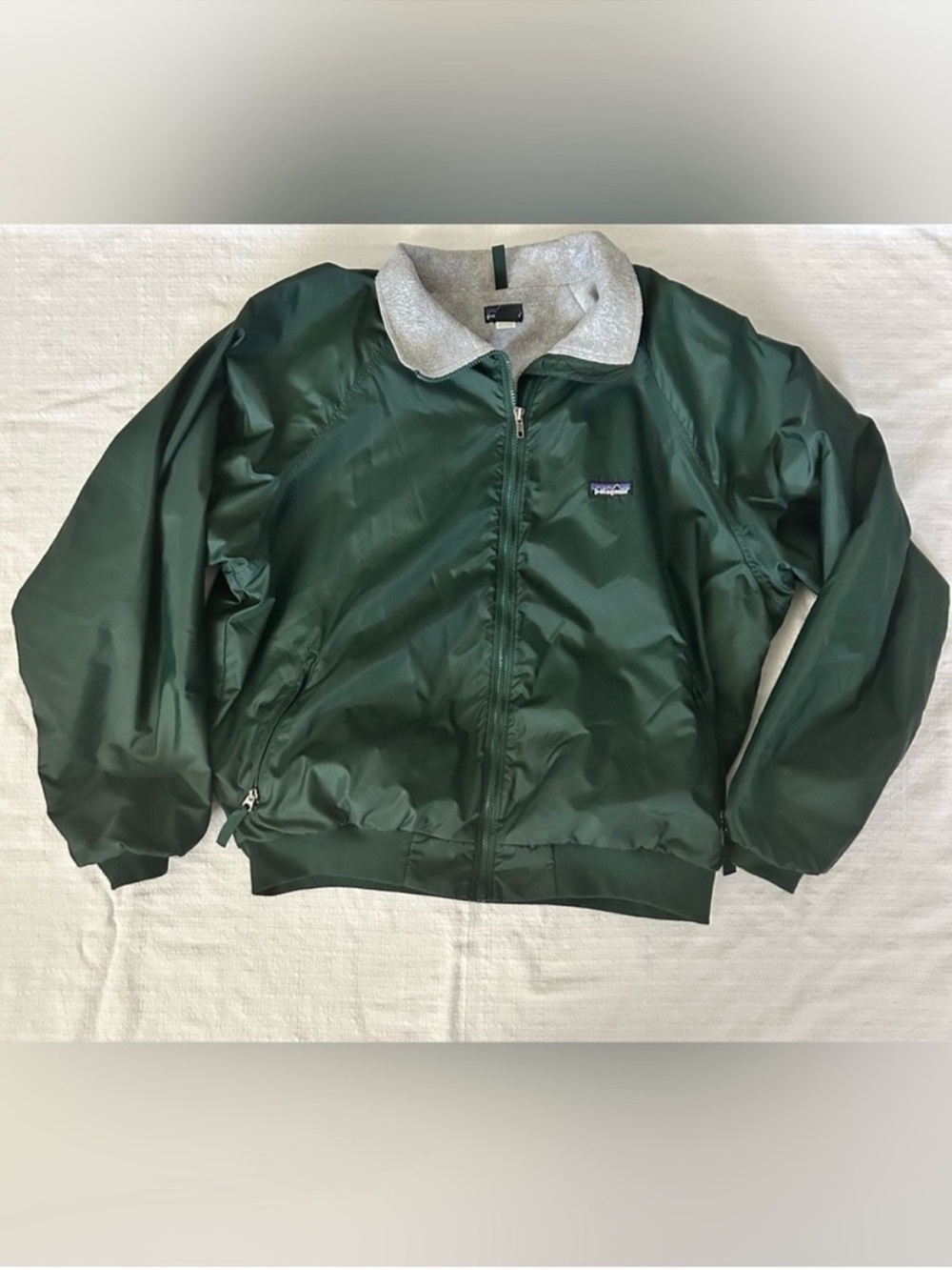 Vtg 90s Patagonia Shelled Synchilla Jacket Men XL Hunter Green Bomber Fleece